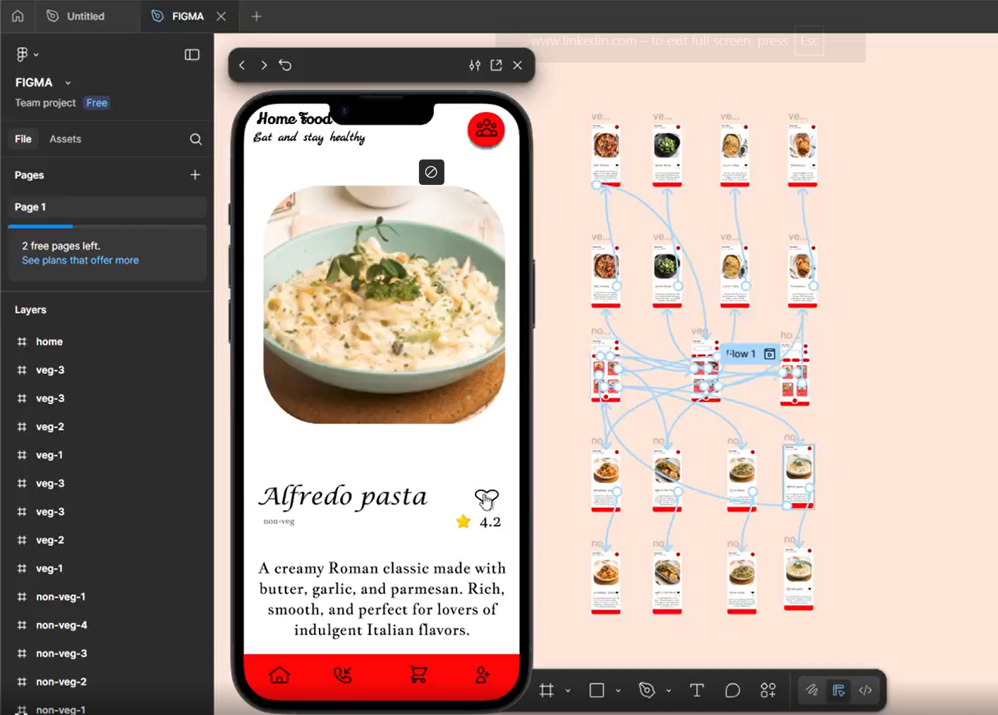 Figma UI Animation Project